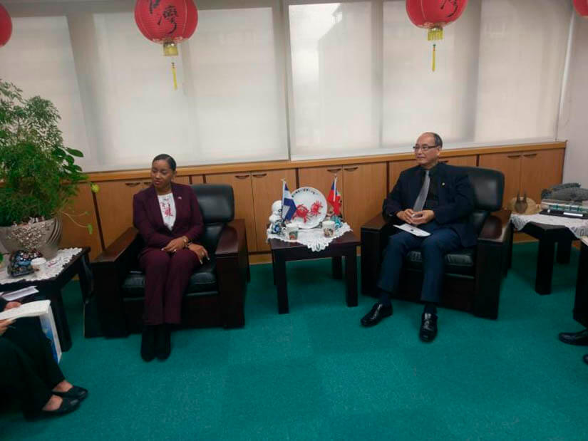 codirectora de INTUR, compañera Anasha Campbell, sostuvo un encuentro con el Director de Turismo de Taiwán, señor Erick Lin